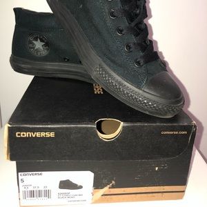 Junior CT Street Cab Mid Top Black Converse